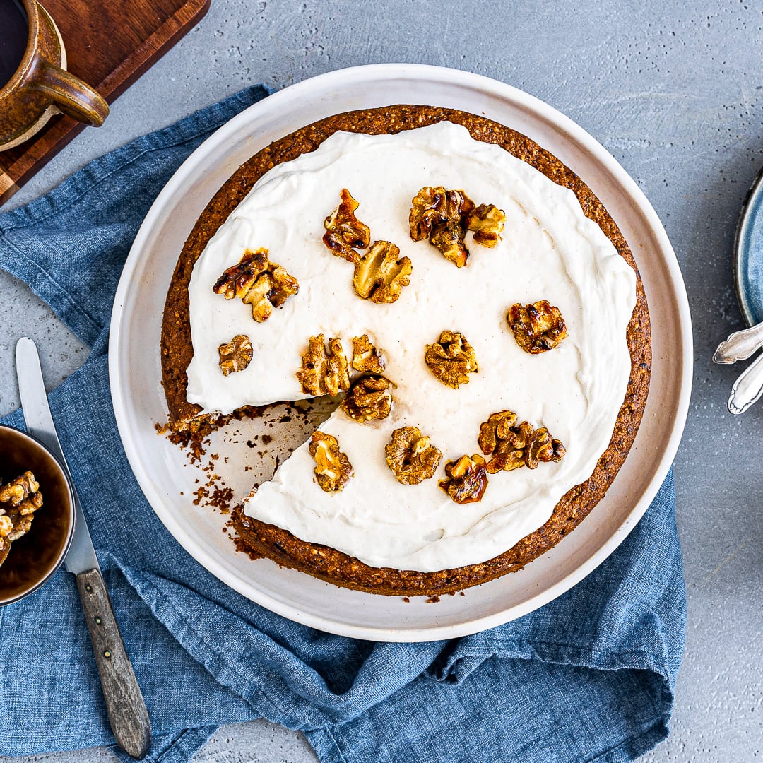 Kürbiskuchen vegan