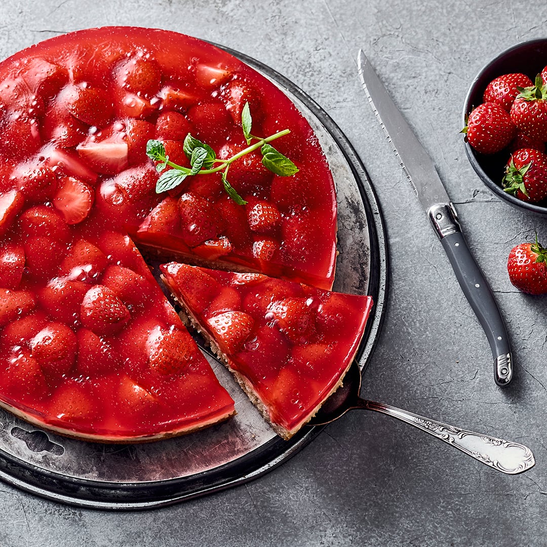 Veganer Erdbeerkuchen