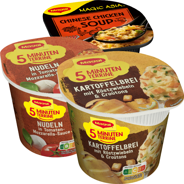 Maggi 5 Minuten Terrine oder Magic Asia Terrine