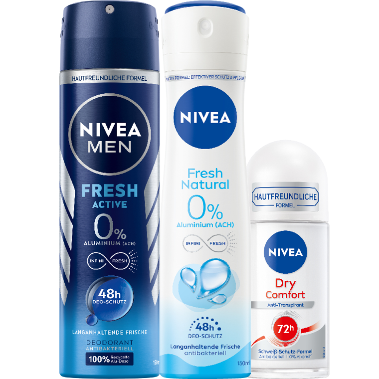 Nivea Deo-Spray oder Roll-On