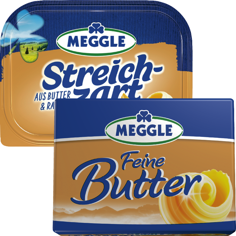 Meggle Feine Butter oder Sreichzart