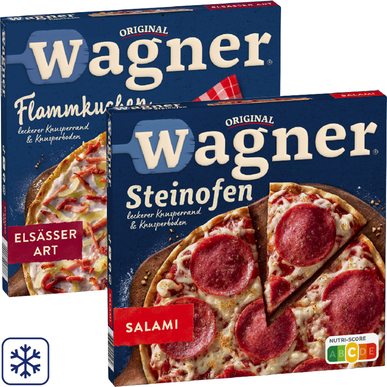 Original Wagner Steinofen Pizza, Pizzies oder Flammkuchen