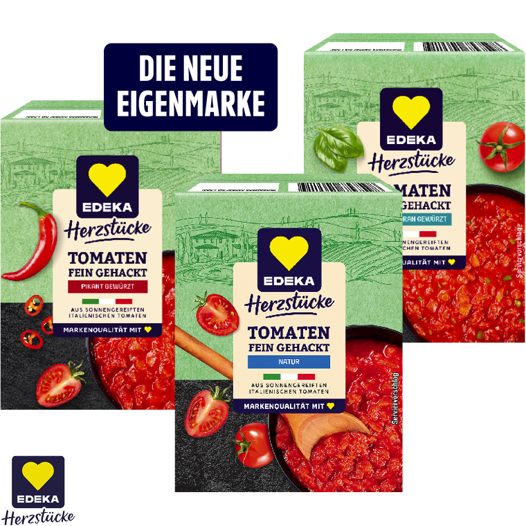 Tomaten in Stücken