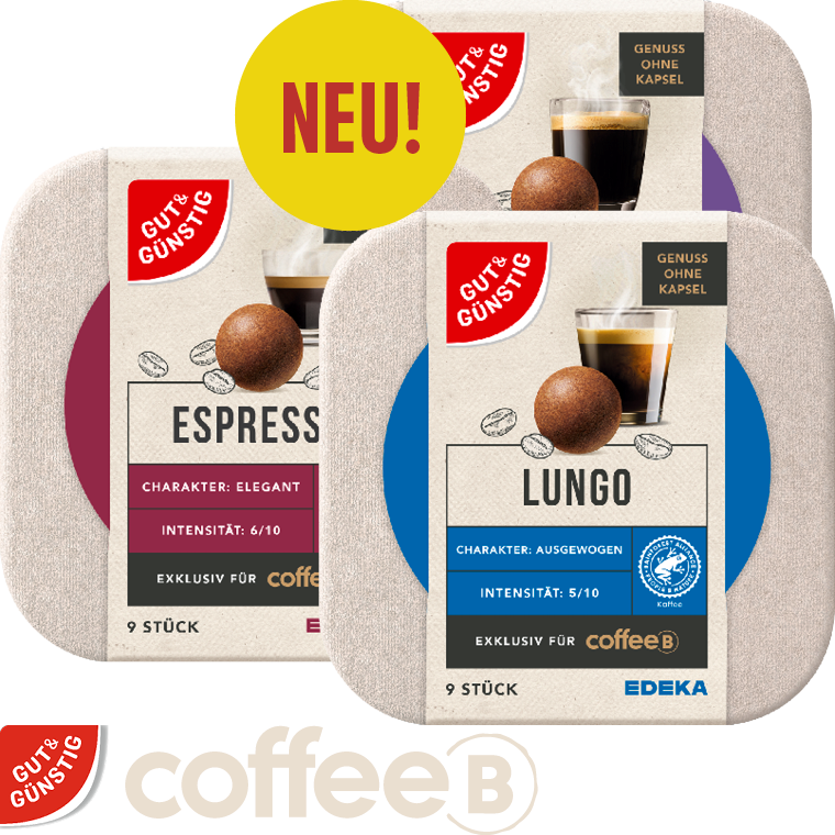 GUT&GÜNSTIG Coffee Balls für das CoffeeB-System