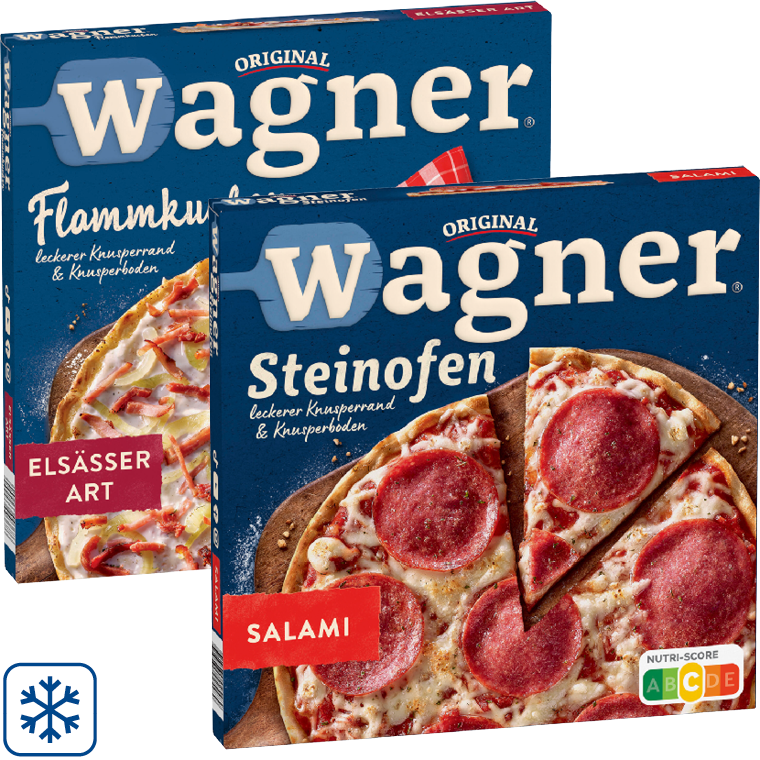 Original Wagner Steinofen Pizza, Pizzies oder Flammkuchen