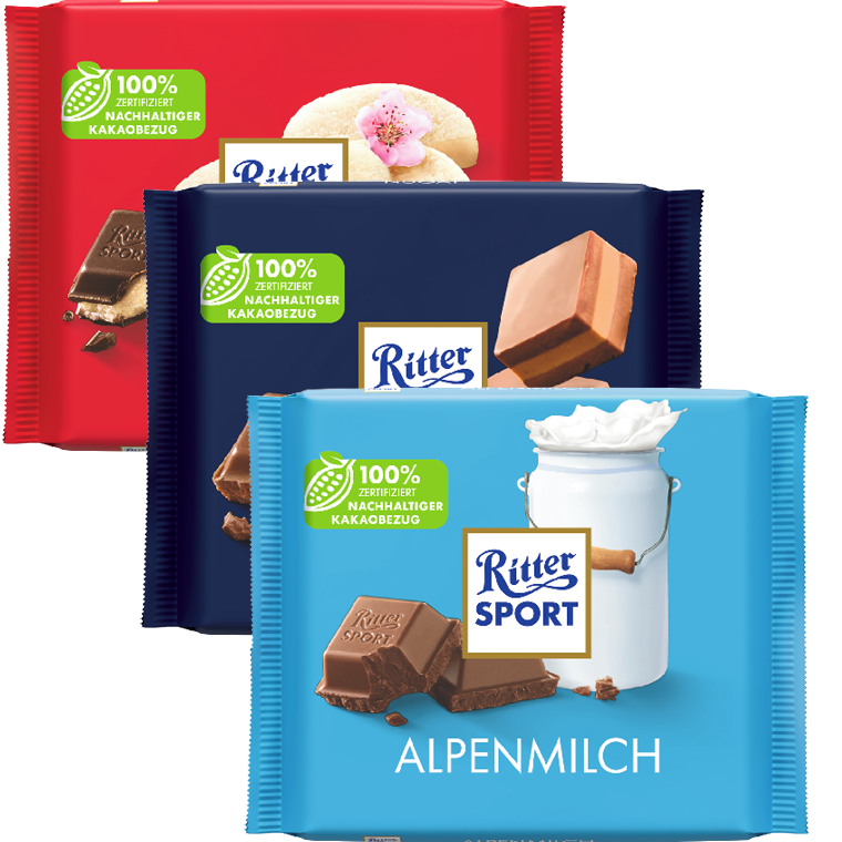 Ritter Sport Schokolade Bunte Vielfalt