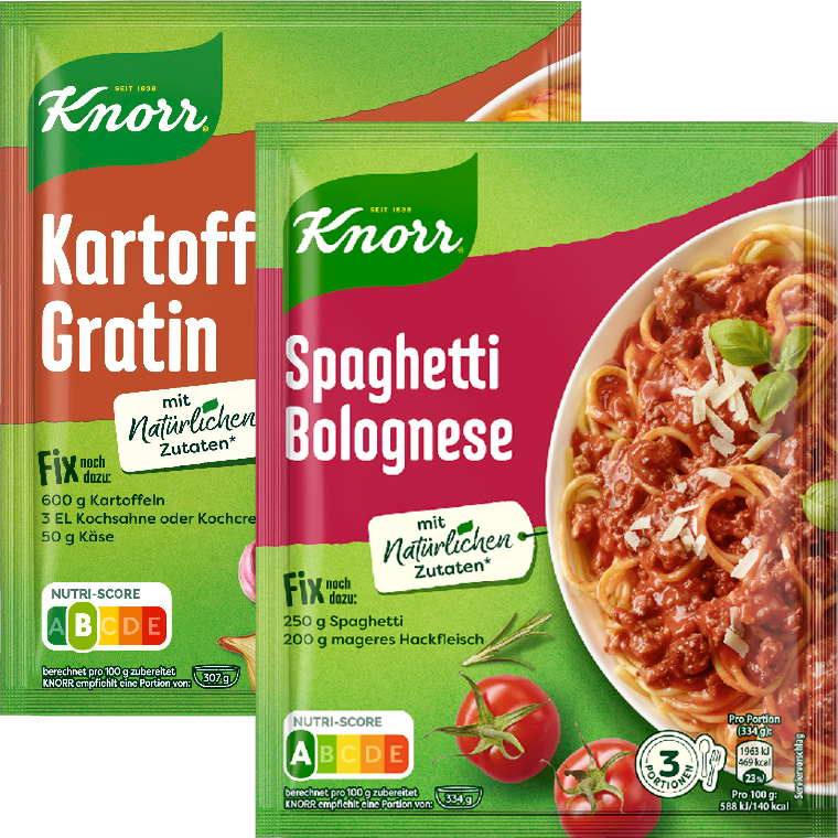 Knorr Fix oder Natürlich Lecker!