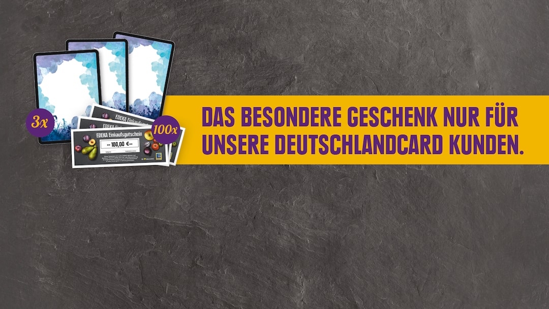 DeutschlandCard Gewinnspiel EDEKA