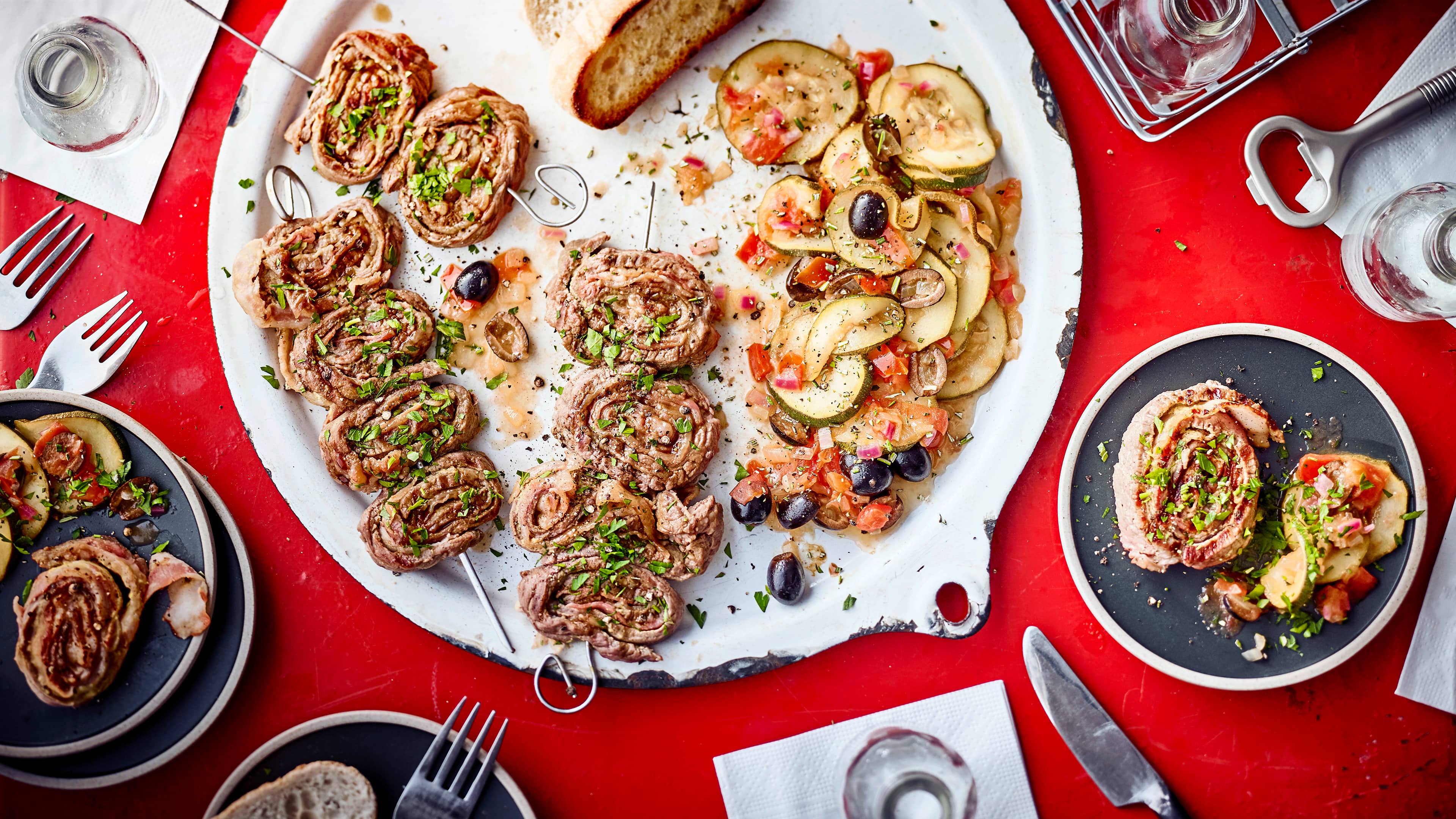 Rouladen-Spieße Rouladen-Spieße