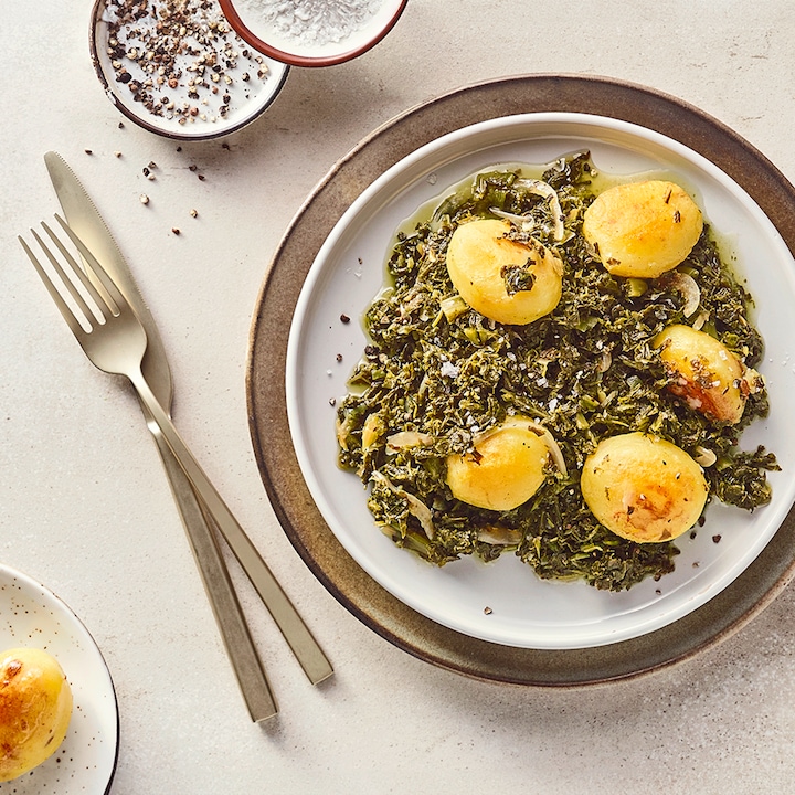 EDEKA - Grünkohl mit Kartoffeln